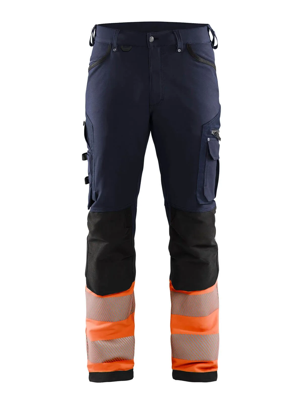 1193-1642&#x20;High&#x20;Vis&#x20;Work&#x20;Trousers&#x20;4-Way&#x20;Stretch&#x20;-&#x20;Bl&#xE5;kl&#xE4;der