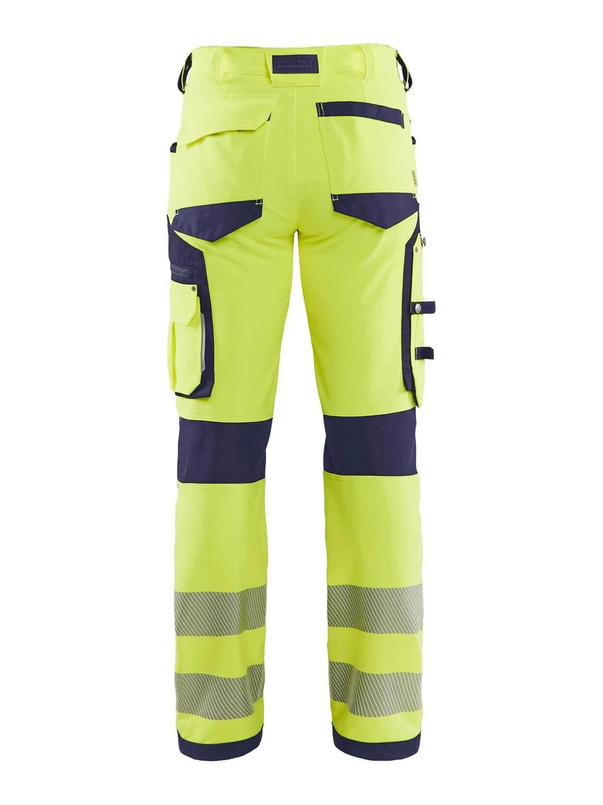 1197-1642&#x20;High&#x20;Vis&#x20;Work&#x20;Trousers&#x20;4-Way&#x20;Stretch&#x20;-&#x20;Bl&#xE5;kl&#xE4;der