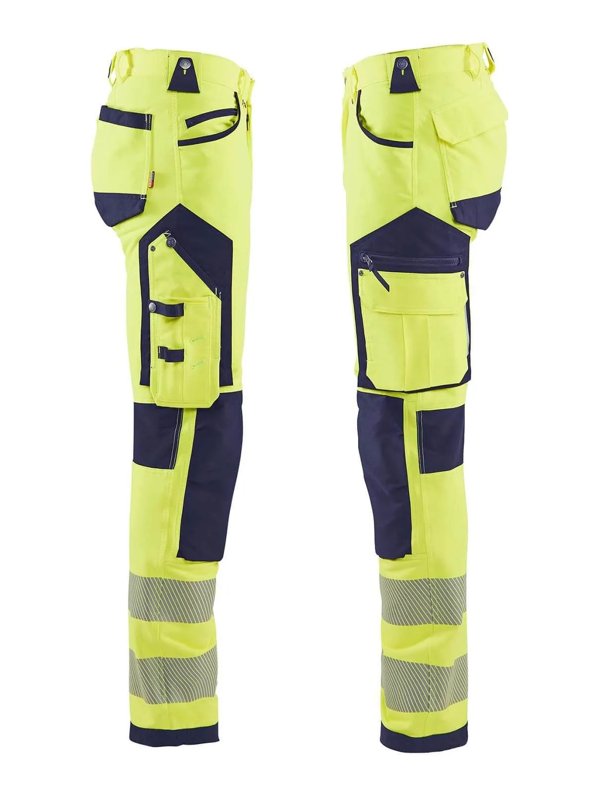 1197-1642&#x20;High&#x20;Vis&#x20;Work&#x20;Trousers&#x20;4-Way&#x20;Stretch&#x20;-&#x20;Bl&#xE5;kl&#xE4;der