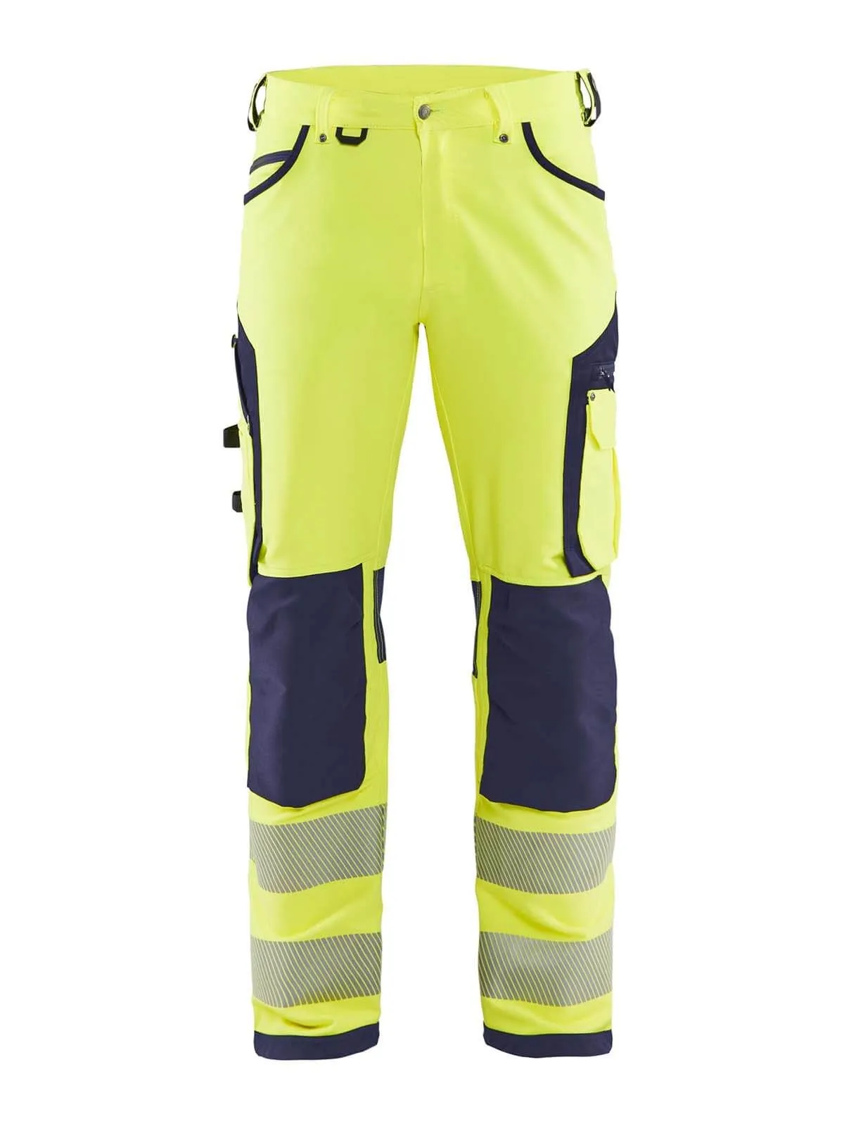 1197-1642&#x20;High&#x20;Vis&#x20;Work&#x20;Trousers&#x20;4-Way&#x20;Stretch&#x20;-&#x20;Bl&#xE5;kl&#xE4;der