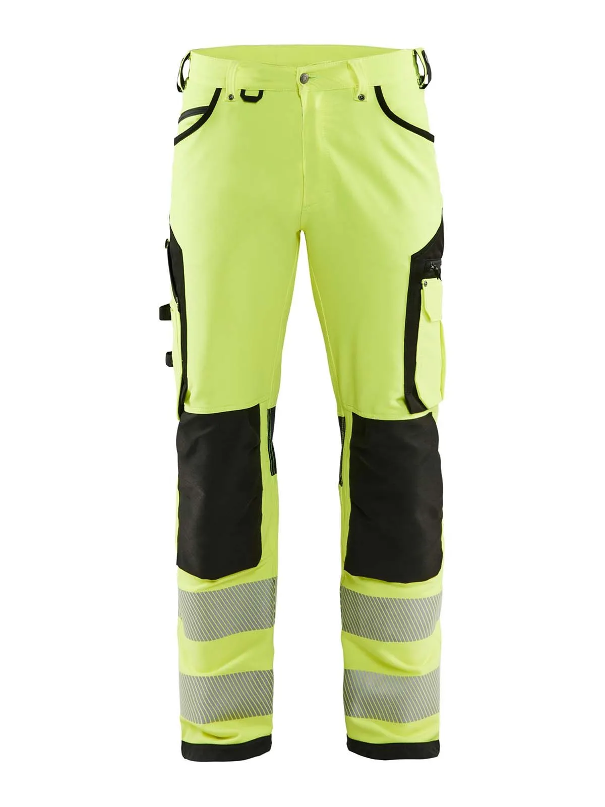 1197-1642&#x20;High&#x20;Vis&#x20;Work&#x20;Trousers&#x20;4-Way&#x20;Stretch&#x20;-&#x20;Bl&#xE5;kl&#xE4;der