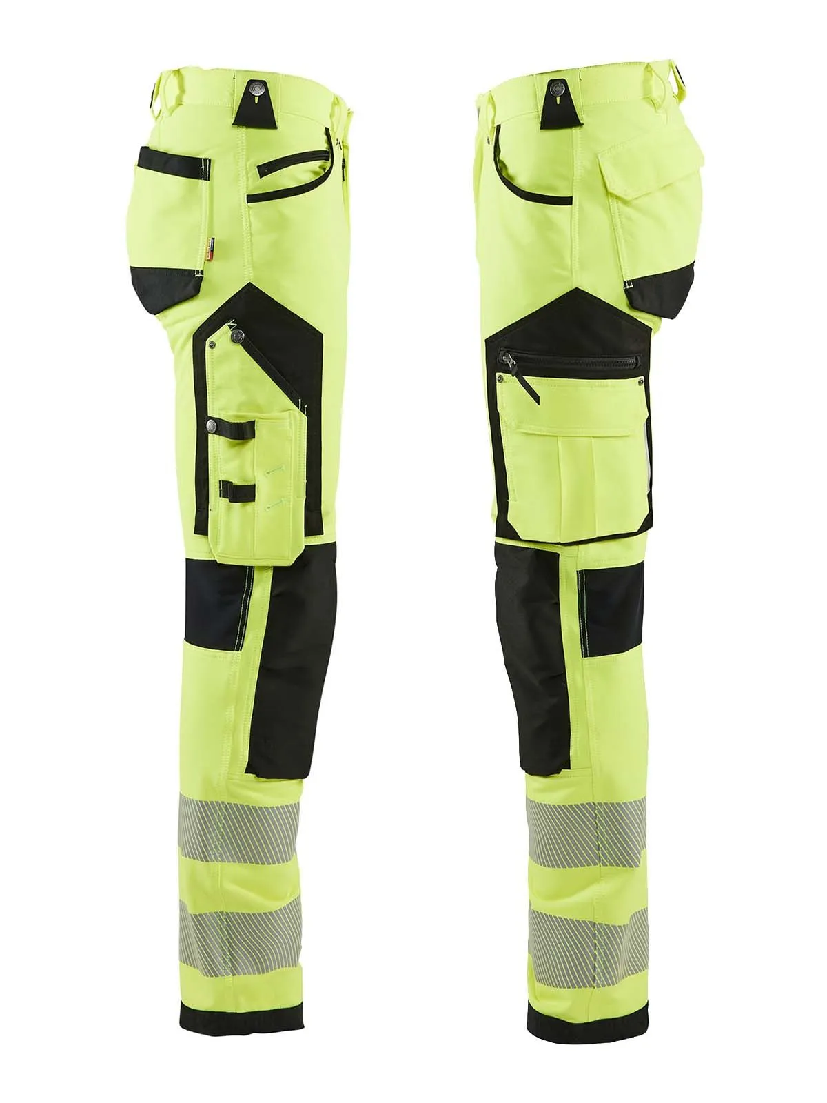 1197-1642&#x20;High&#x20;Vis&#x20;Work&#x20;Trousers&#x20;4-Way&#x20;Stretch&#x20;-&#x20;Bl&#xE5;kl&#xE4;der