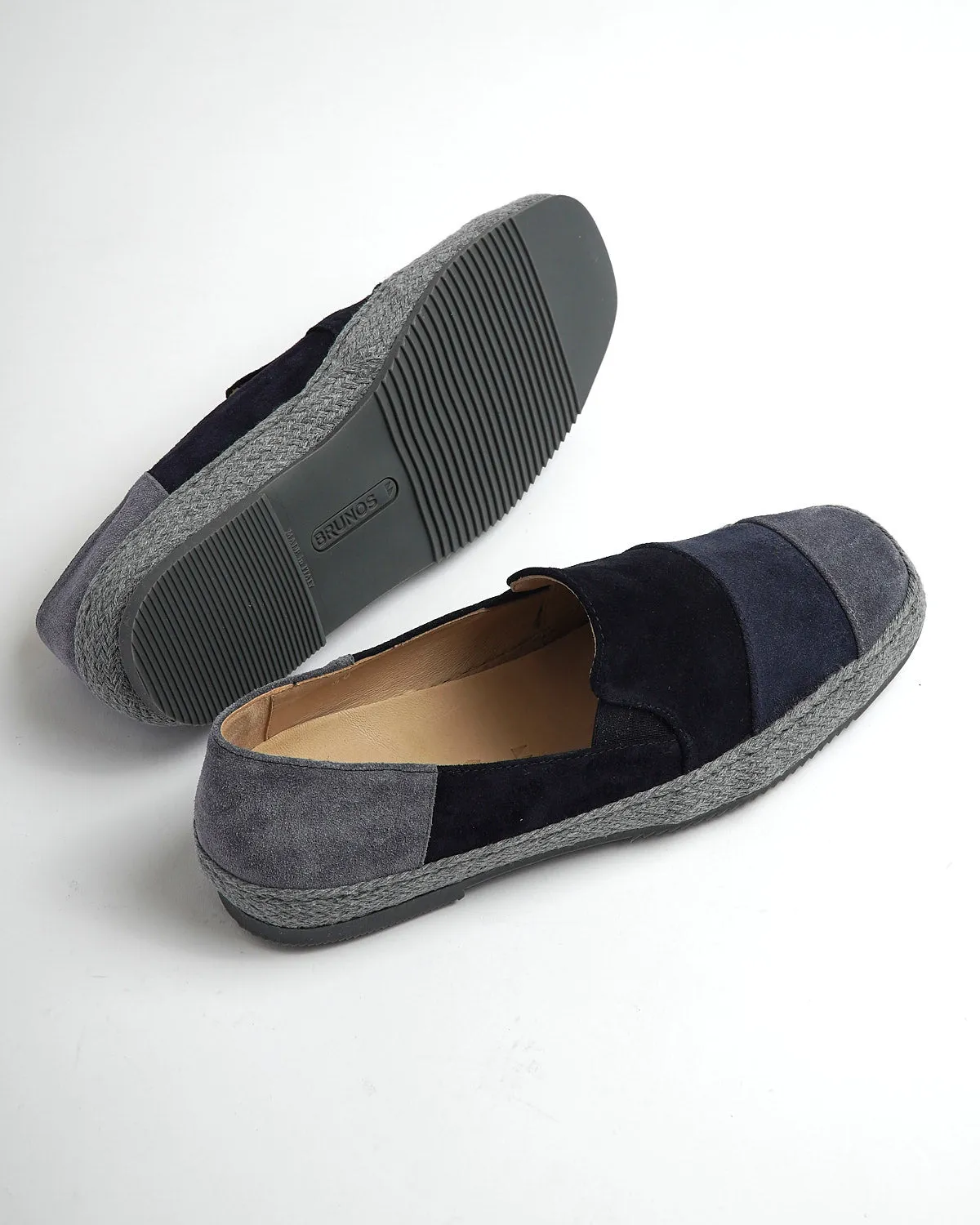 3 Colour Suede Espadrilles / Multi