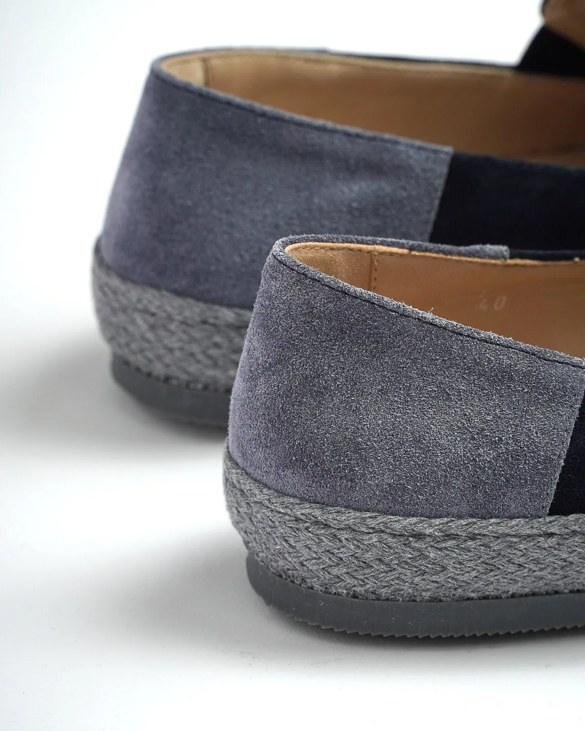 3 Colour Suede Espadrilles / Multi