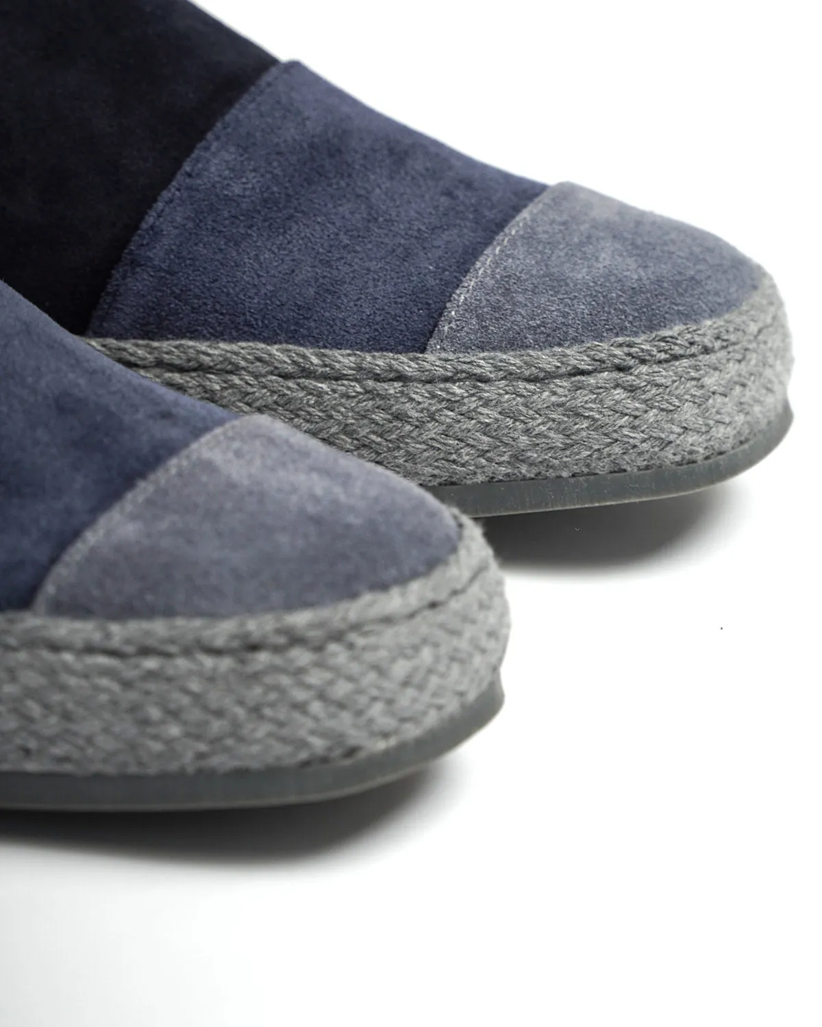 3 Colour Suede Espadrilles / Multi