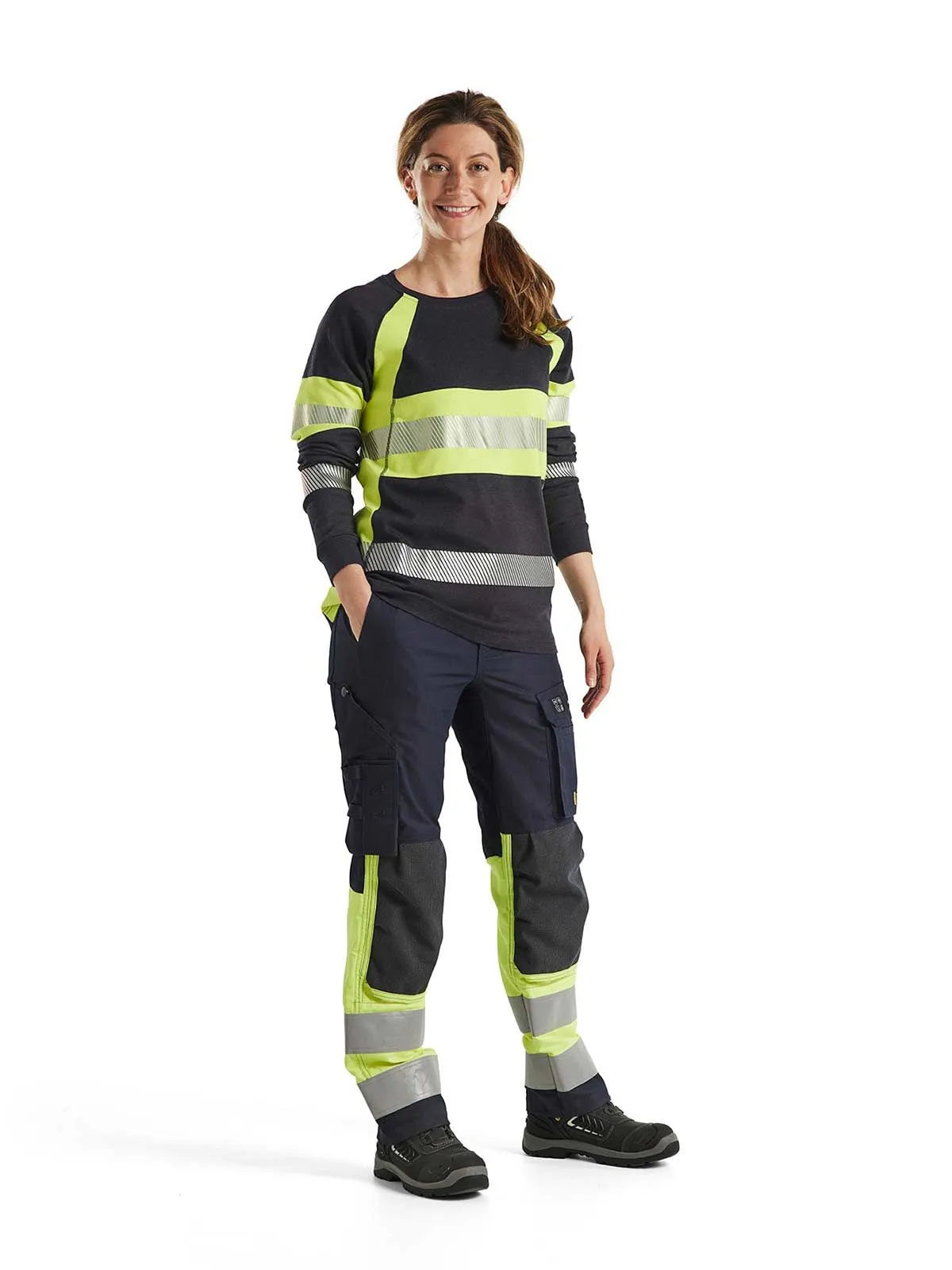 7187-1512&#x20;Women&#x27;s&#x20;Work&#x20;Trousers&#x20;Stretch&#x20;-&#x20;Bl&#xE5;kl&#xE4;der