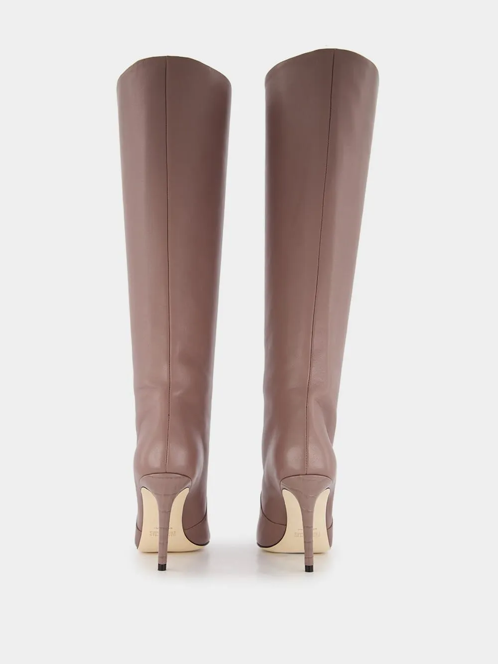 90mm Leather Knee-High Boots