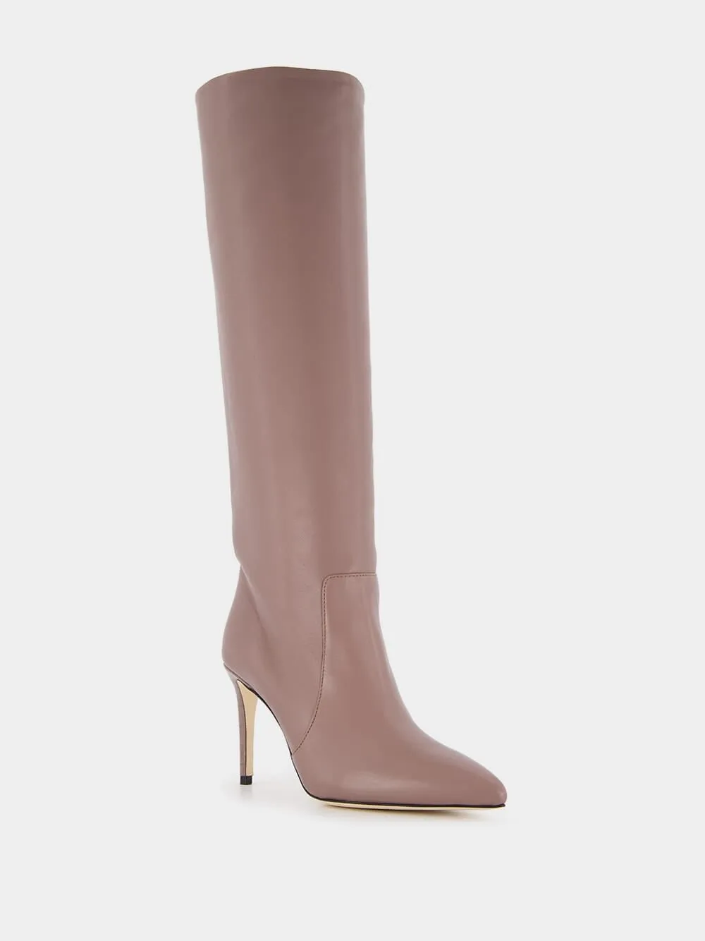 90mm Leather Knee-High Boots