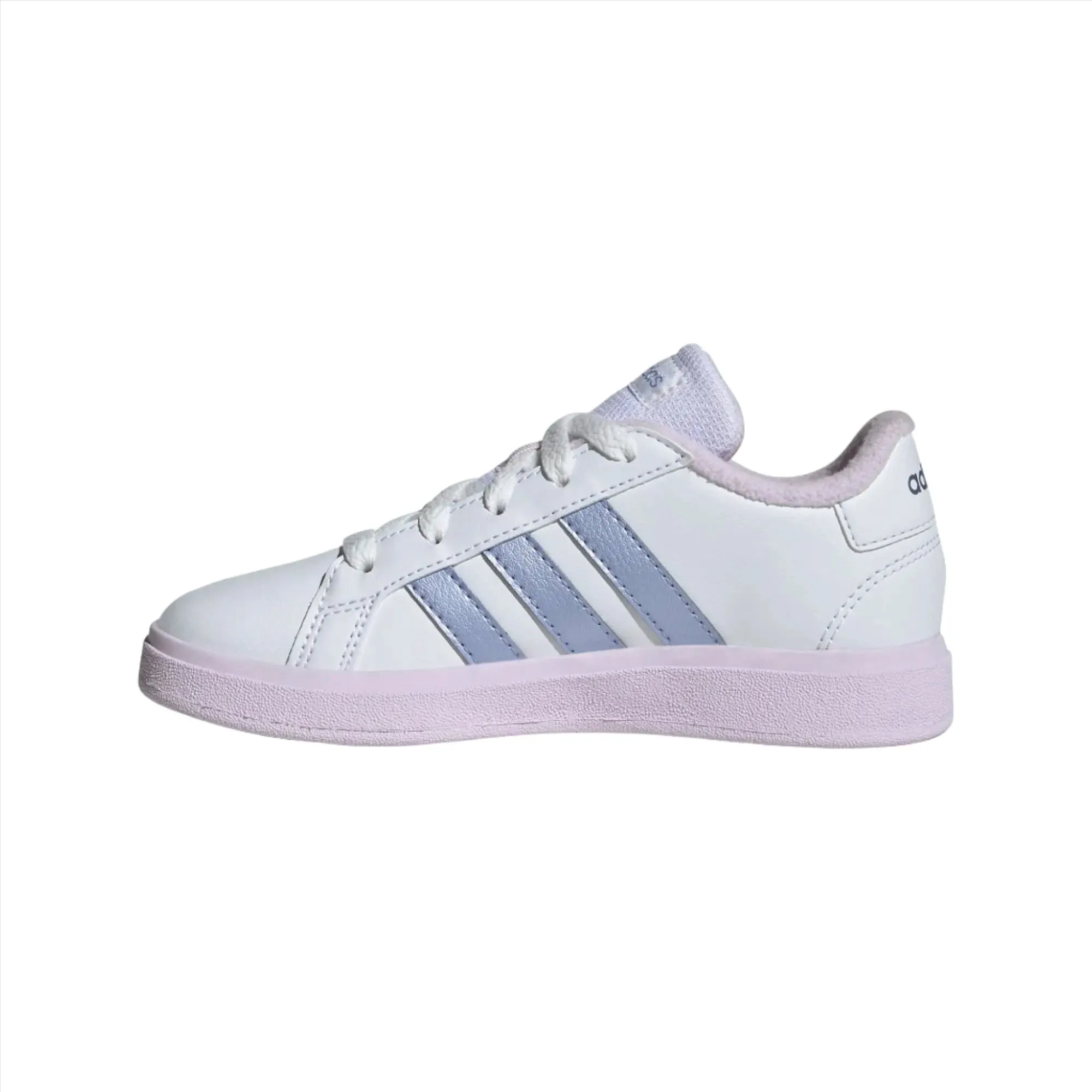 Adidas Girls Grand Court 2.0 K Trainer IE3844 White/Ice Lavender