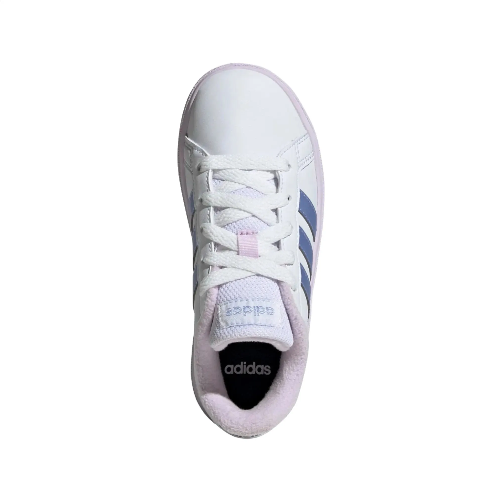 Adidas Girls Grand Court 2.0 K Trainer IE3844 White/Ice Lavender