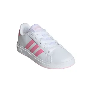 Adidas Girls Trainer Grand Court 2.0K White/Pink