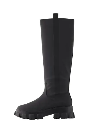 Adrianna Knee High Boots - Black