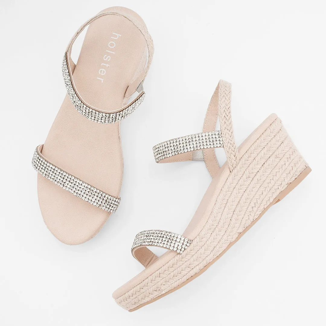 Beauty Espadrille & Geneva Espadrille  Bundle - Beige / Black