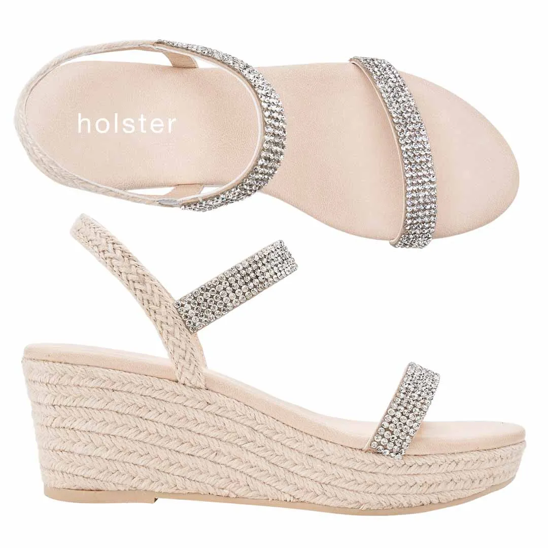 Beauty Espadrille & Geneva Espadrille  Bundle - Beige / Black