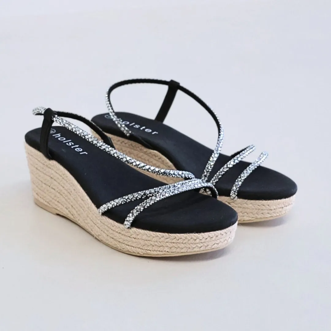 Beauty Espadrille & Geneva Espadrille  Bundle - Beige / Black