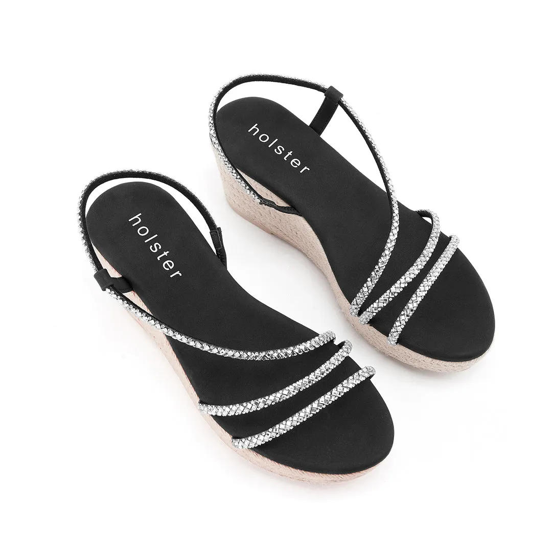 Beauty Espadrille & Geneva Espadrille  Bundle - Beige / Black