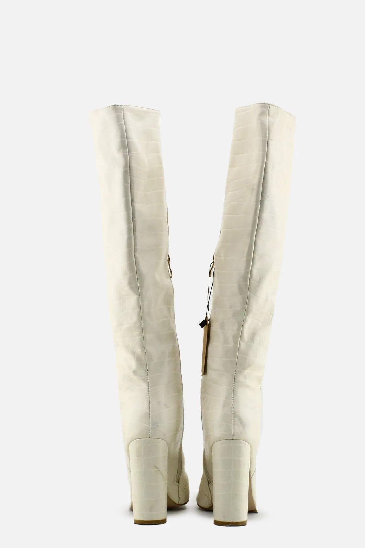Billini Zipper Block Knee High Boots | 100% Authentic Leather