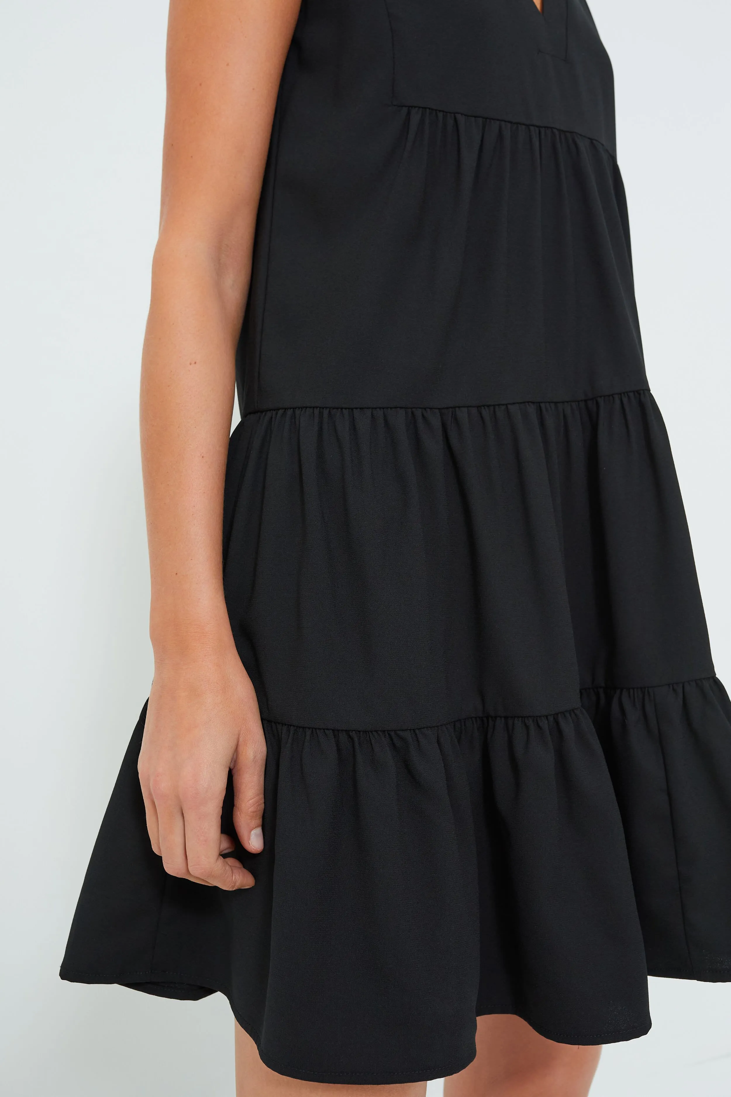 Black Crepe Sleeveless Kenzo Dress