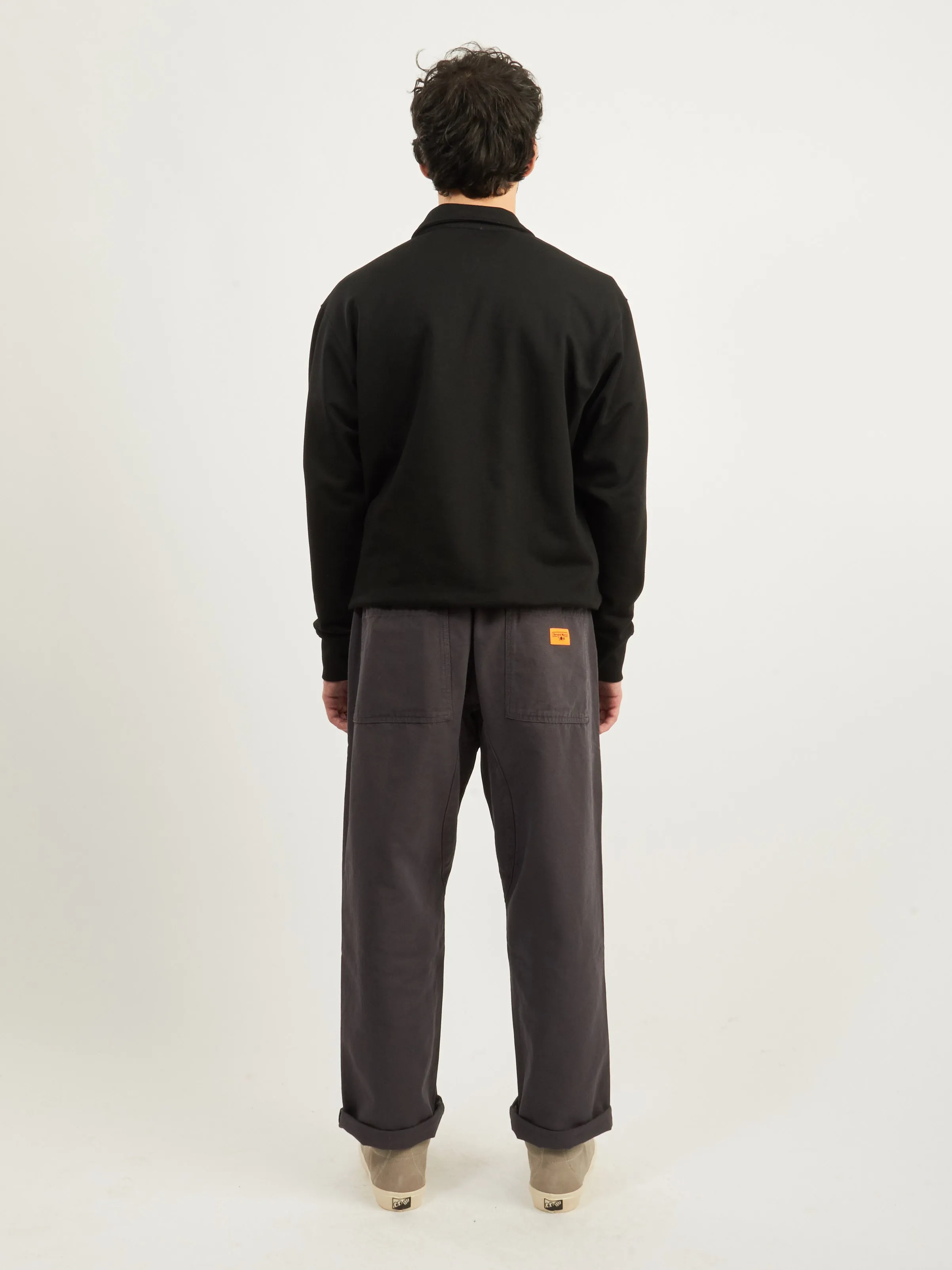 Black Ketel Relaxed Organic NORSE Logo Half Zip