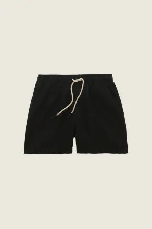 Black Linen Shorts