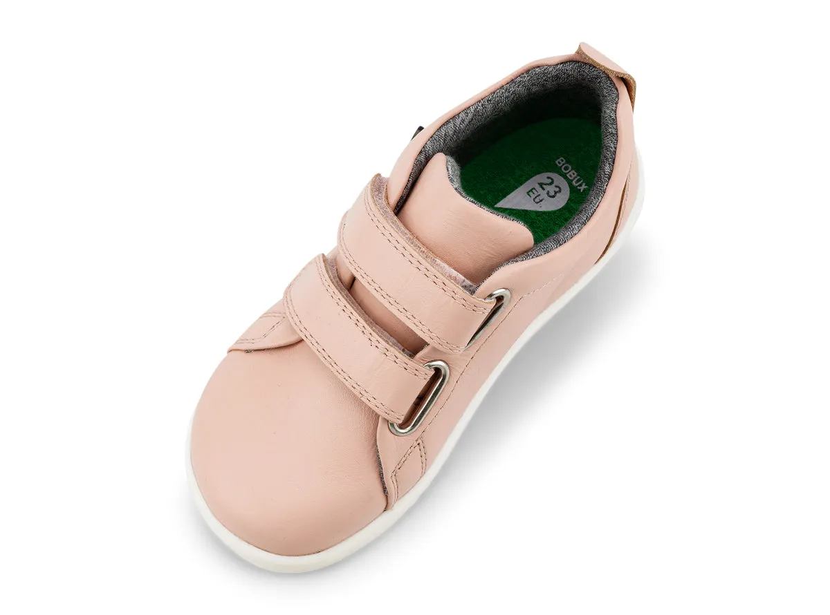 Bobux Grass Court Girls Seashell Pink Trainer Shoe