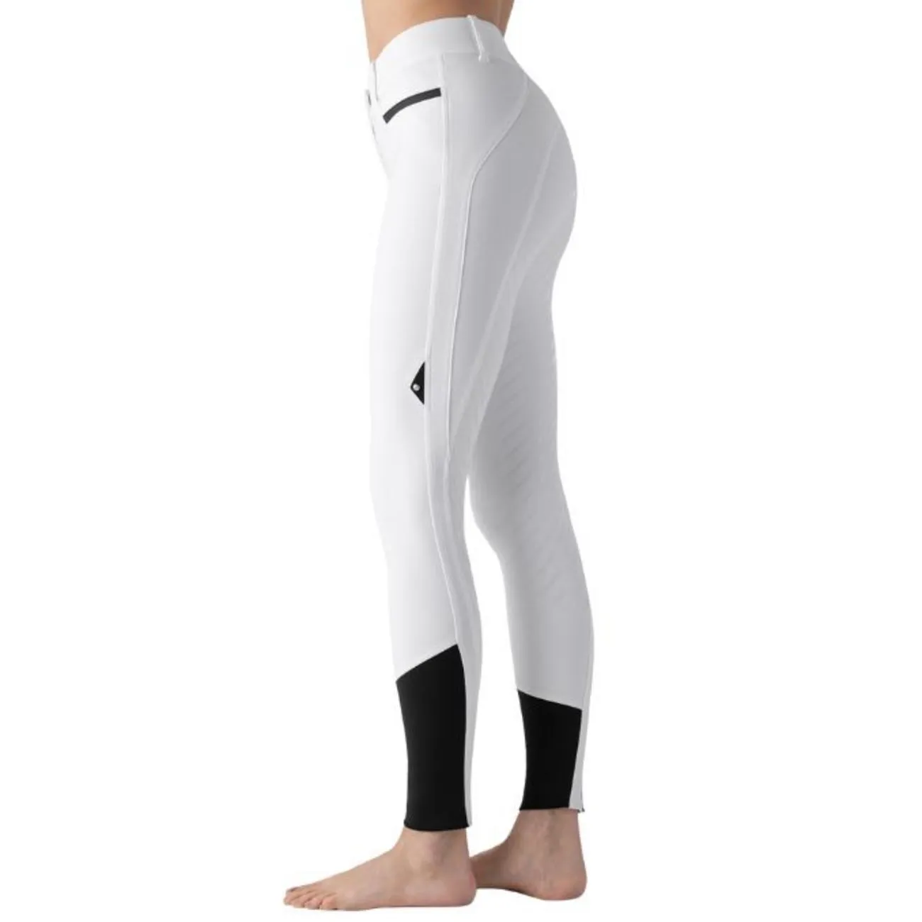 BREECHES FOR WOMEN WITH KNEE GRIP COLOR WHITE