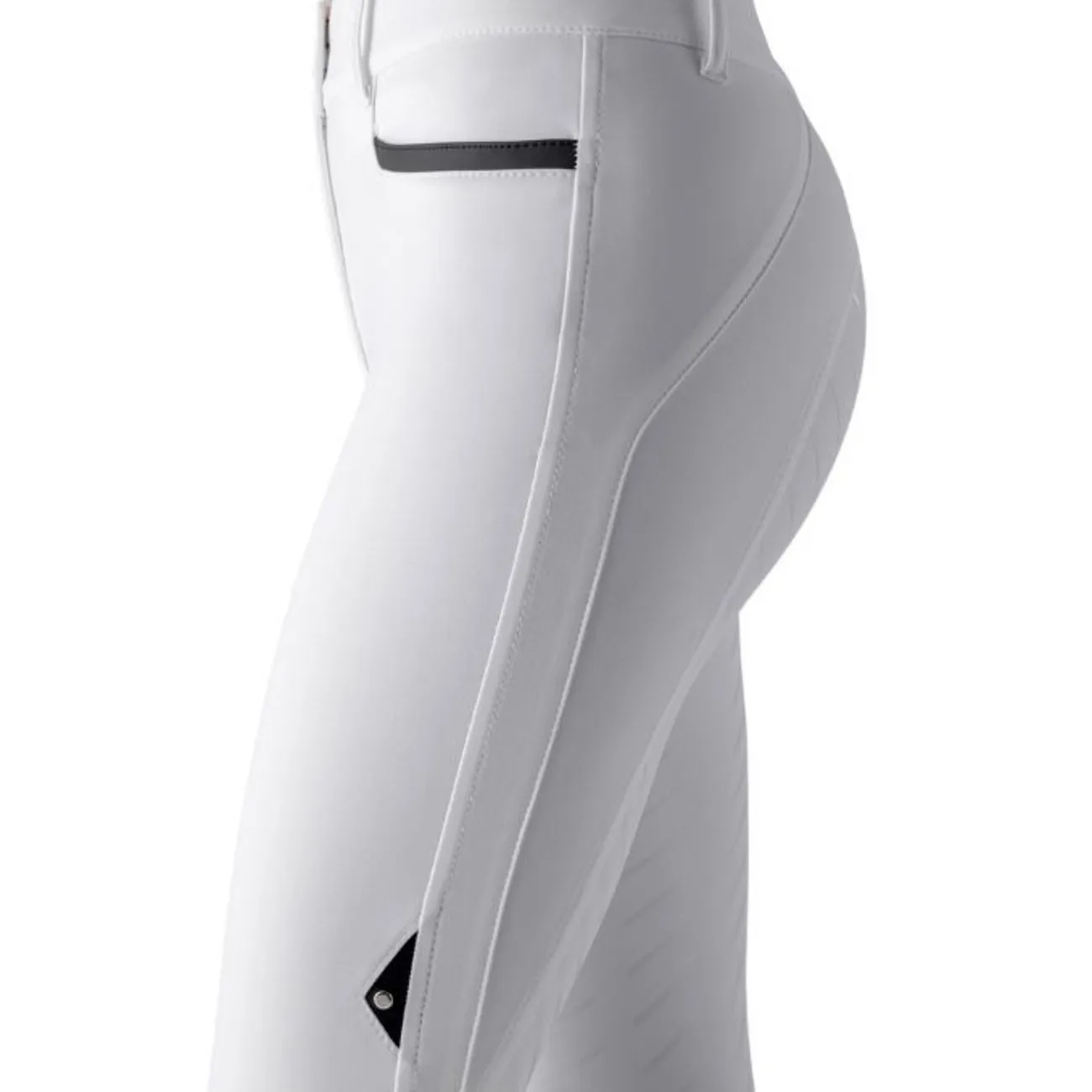 BREECHES FOR WOMEN WITH KNEE GRIP COLOR WHITE
