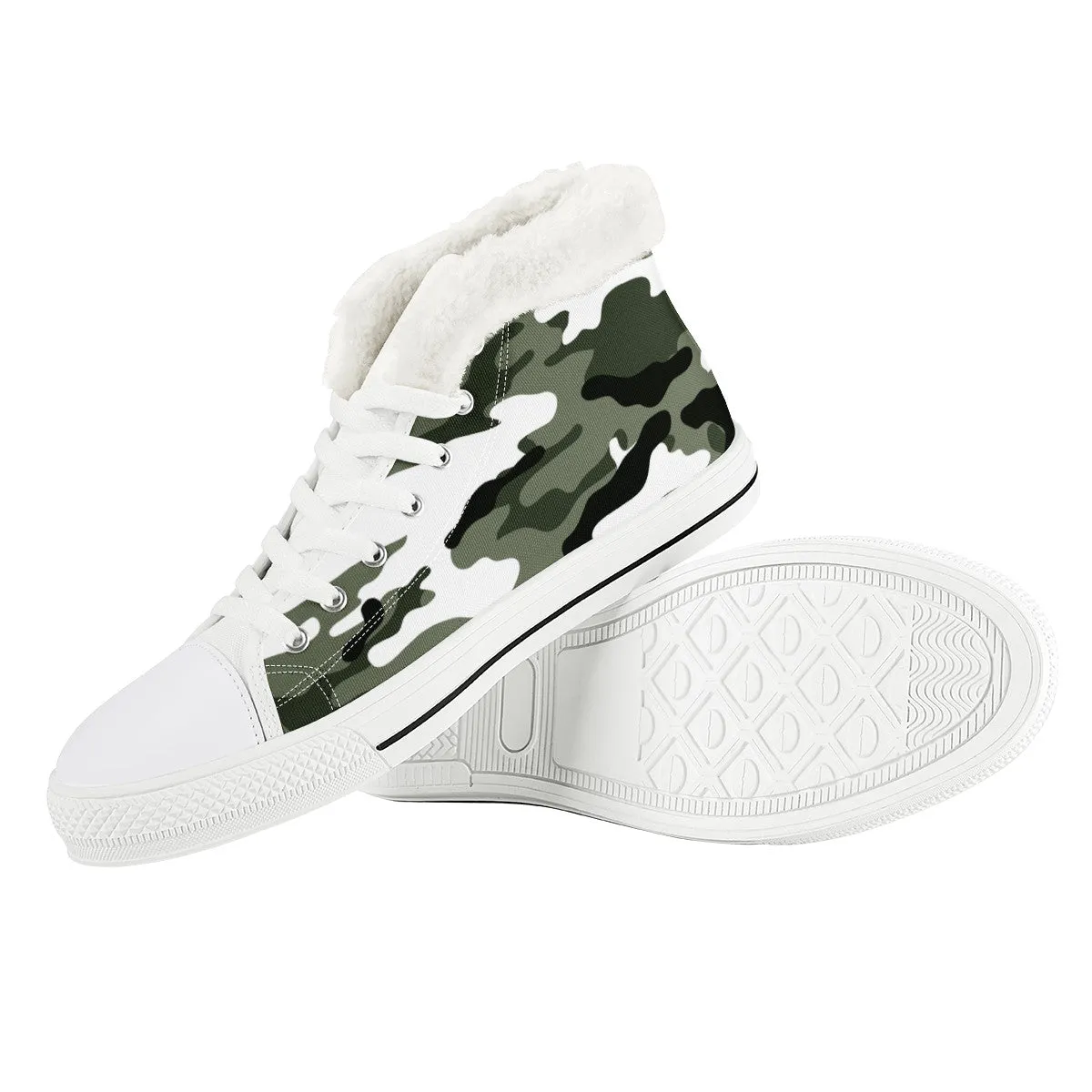 CAMOUFLAGE BLC WINTER CANVAS SHOES
