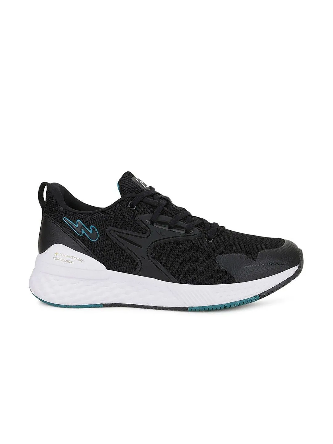 Campus Men Black Running Shoes