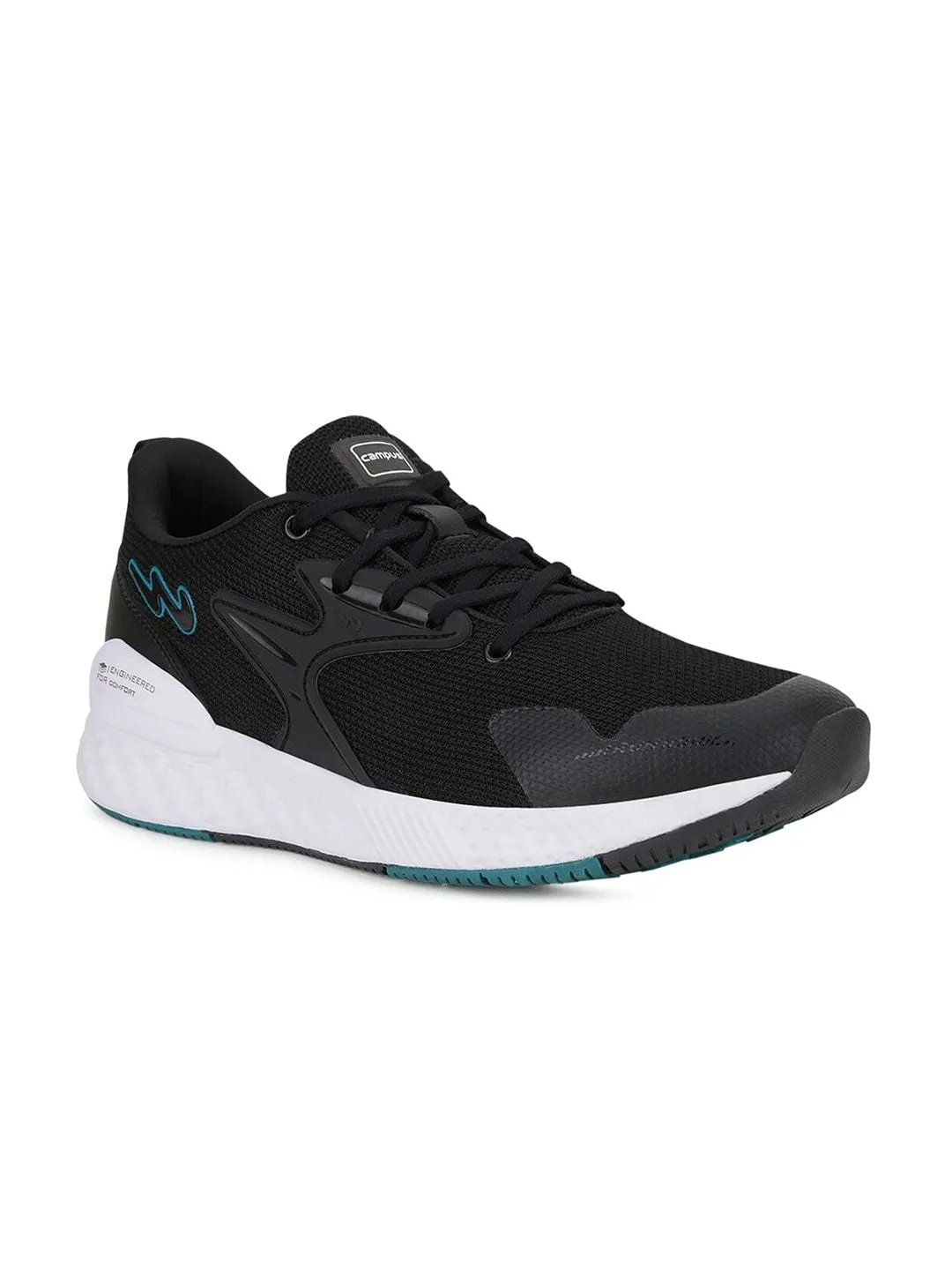 Campus Men Black Running Shoes