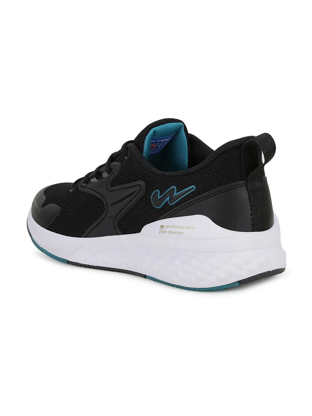 Campus Men Black Running Shoes