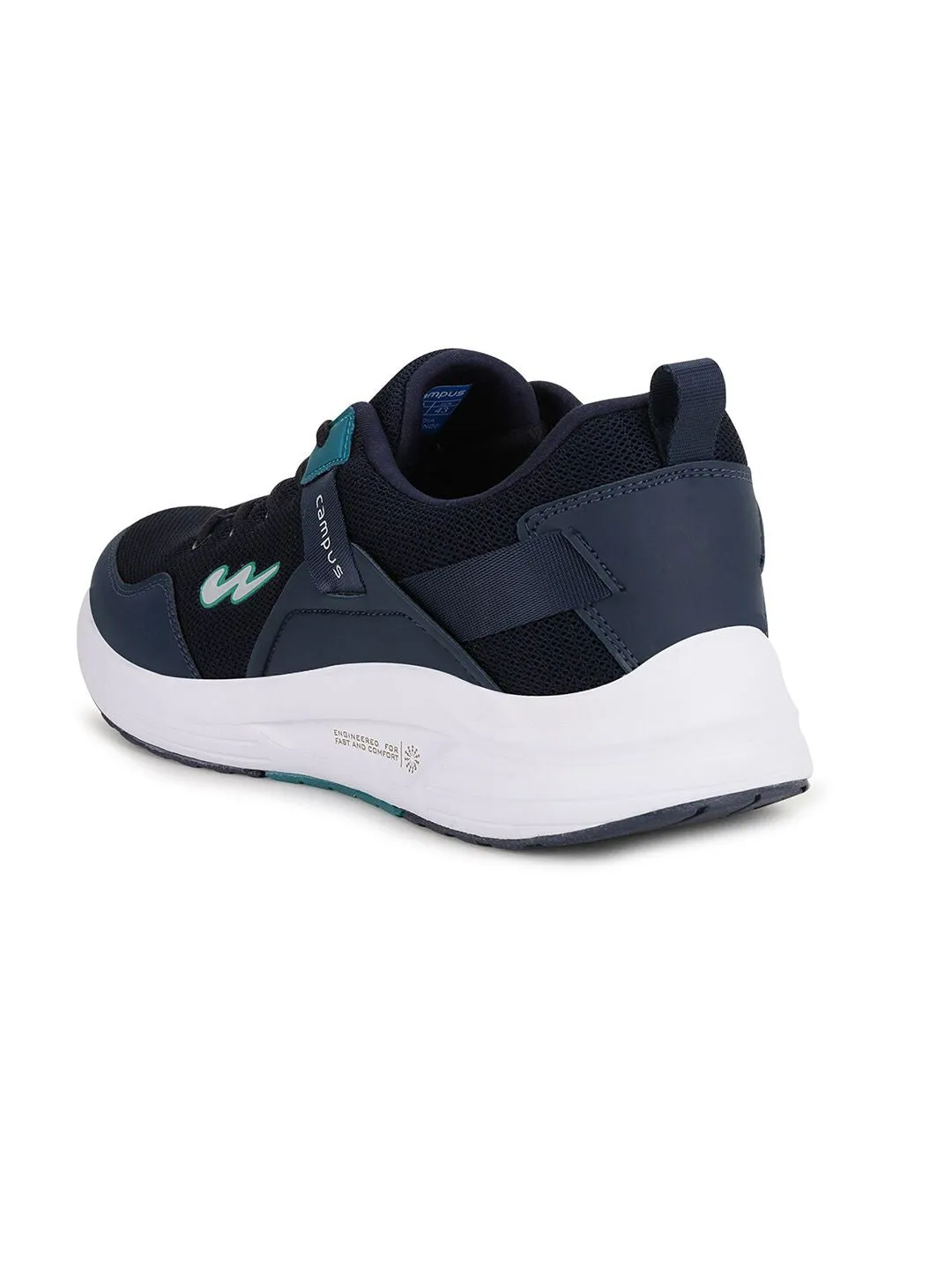Campus Men Navy Blue Mesh Running Marking Shoes