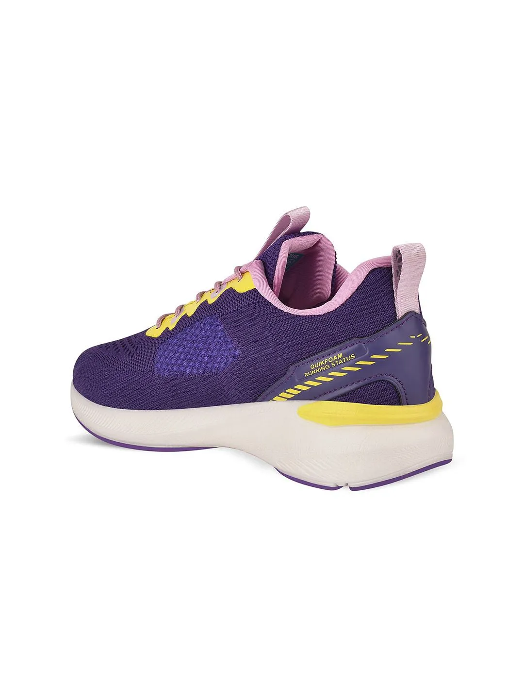 Campus Women Purple Mesh Running Shoes