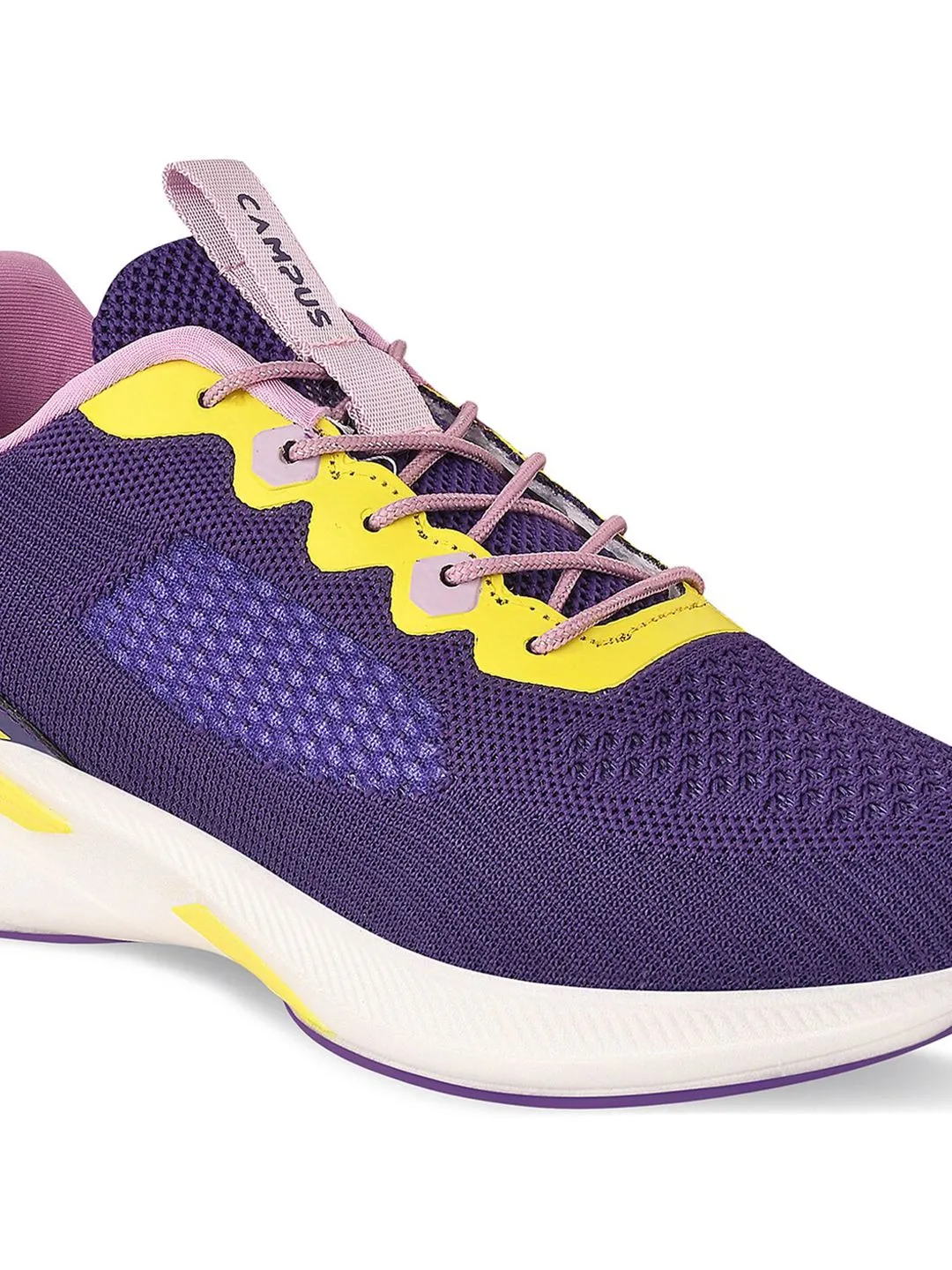 Campus Women Purple Mesh Running Shoes