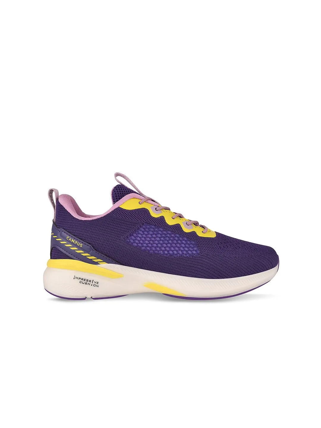 Campus Women Purple Mesh Running Shoes