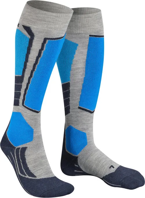 Falke Men&#x27;s SK2 Skiing Knee-High Socks Light Grey | Buy Falke Men&#x27;s SK2 Skiing Knee-High Socks Light Grey here | Outnorth