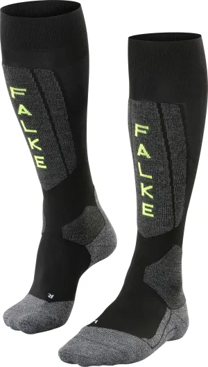 Falke Men&#x27;s SK5 Knee-High Socks Black-Lightning | Buy Falke Men&#x27;s SK5 Knee-High Socks Black-Lightning here | Outnorth