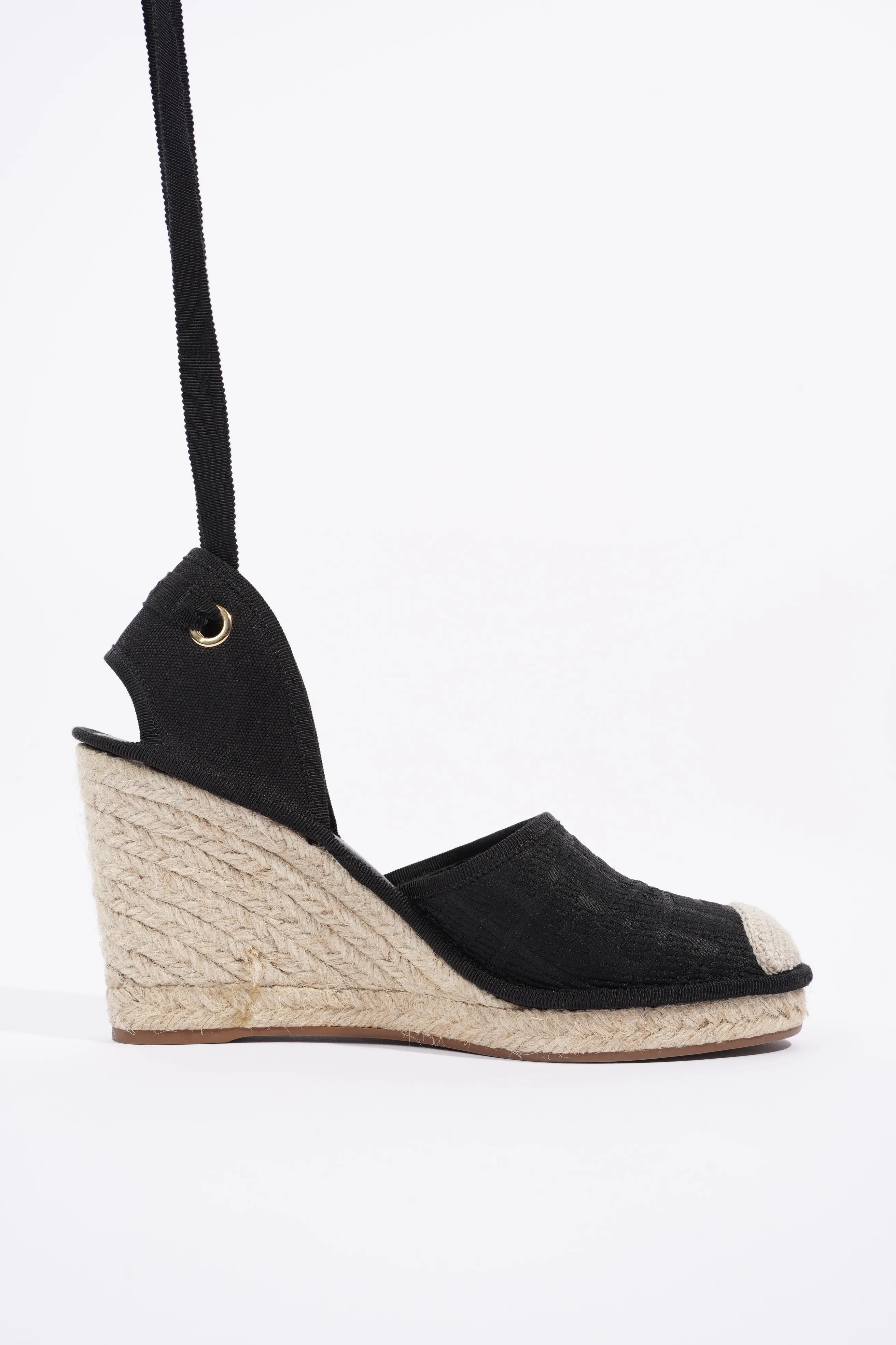 Fendi Womens Espadrilles Black EU 40 / UK 7