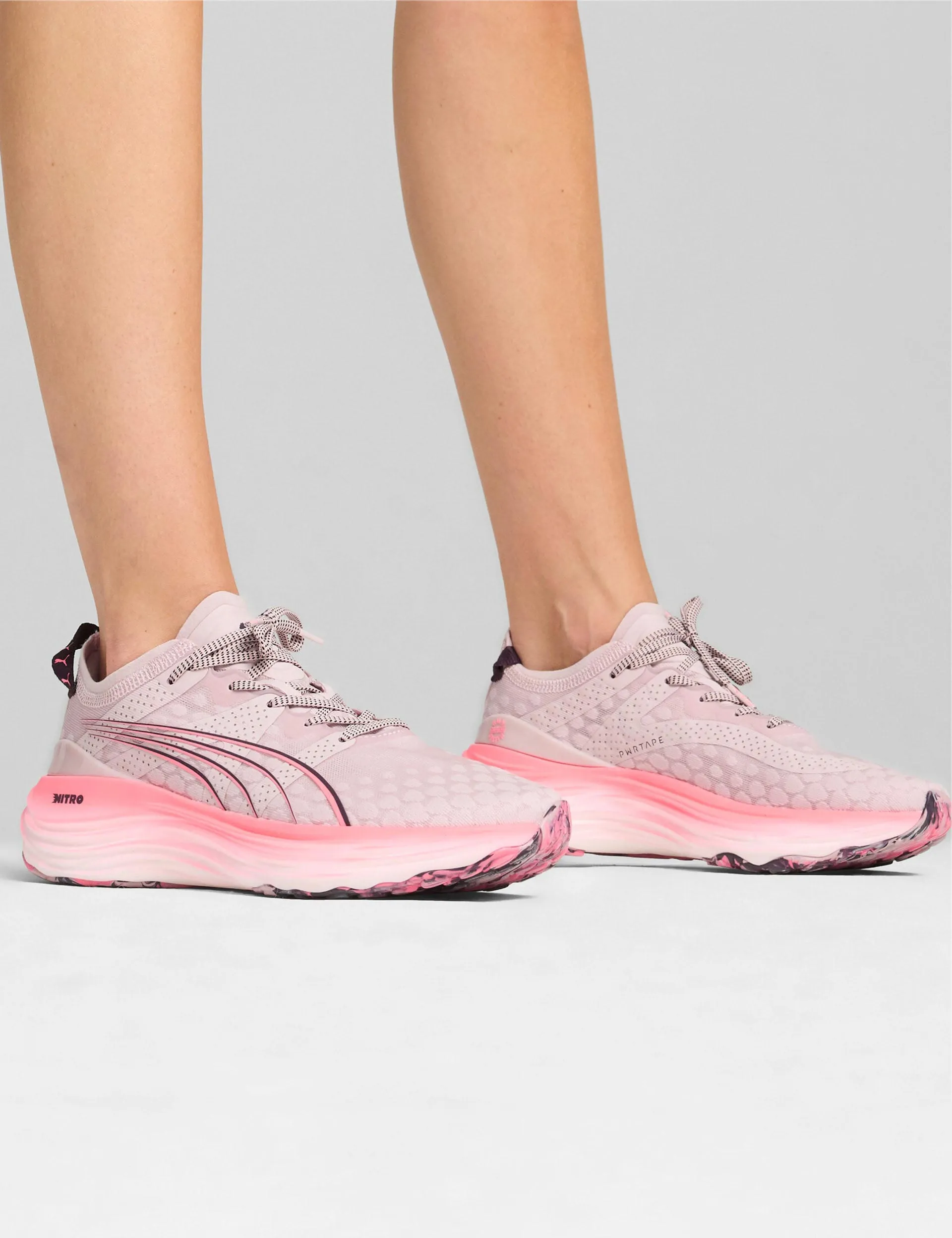 ForeverRun NITRO Shoes - Mauve Mist/Sunset Glow/White