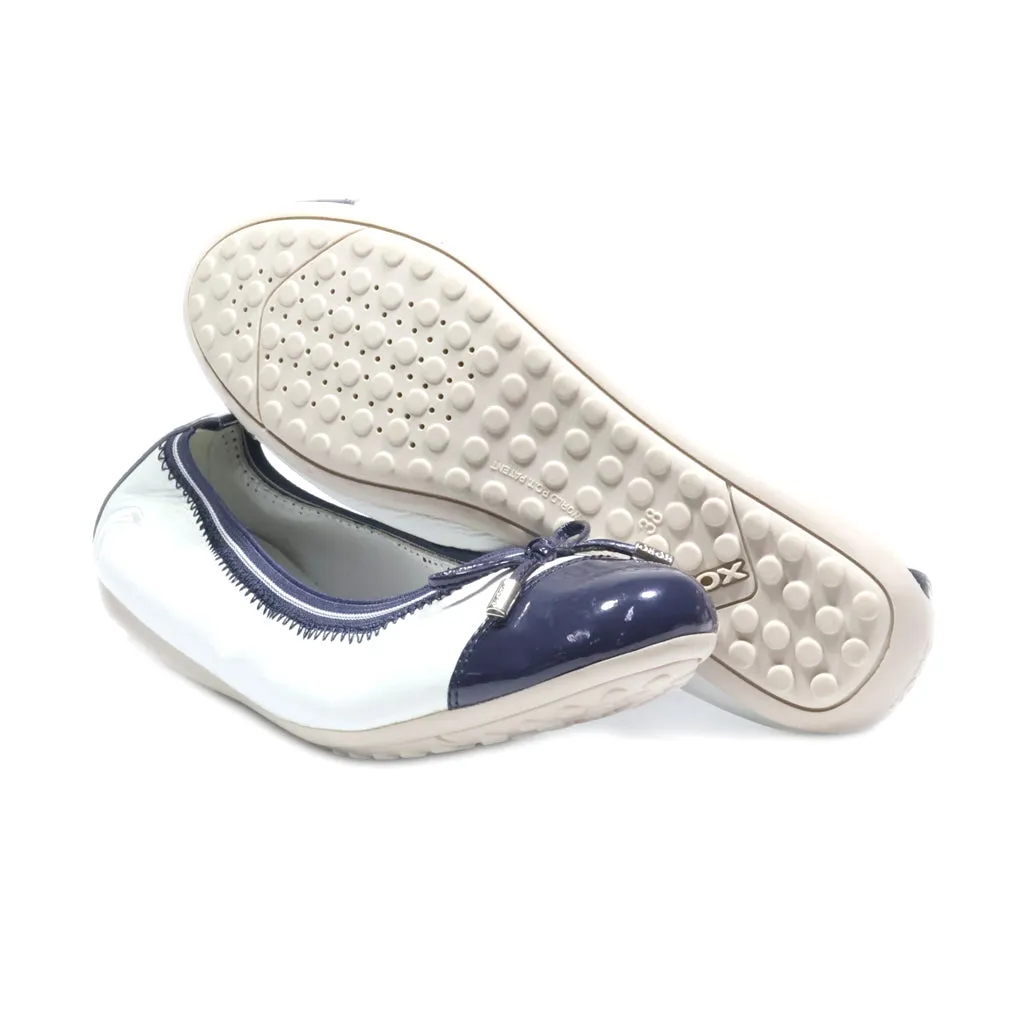 Geox Espadrilles Leather White Colour For Women