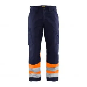 High&#x20;Vis&#x20;Trouser&#x20;1564&#x20;Marineblauw&#x2F;Oranje&#x20;-&#x20;Bl&#xE5;kl&#xE4;der