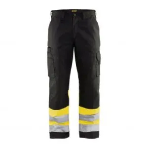 High&#x20;Vis&#x20;Trouser&#x20;1564&#x20;Zwart&#x2F;High&#x20;Vis&#x20;Geel&#x20;-&#x20;Bl&#xE5;kl&#xE4;der