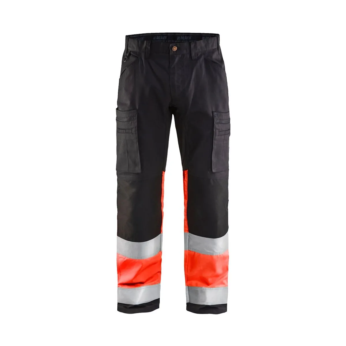 High&#x20;Vis&#x20;Trouser&#x20;With&#x20;Stretch&#x20;1551&#x20;Marineblauw&#x2F;Oranje&#x20;-&#x20;Bl&#xE5;kl&#xE4;der