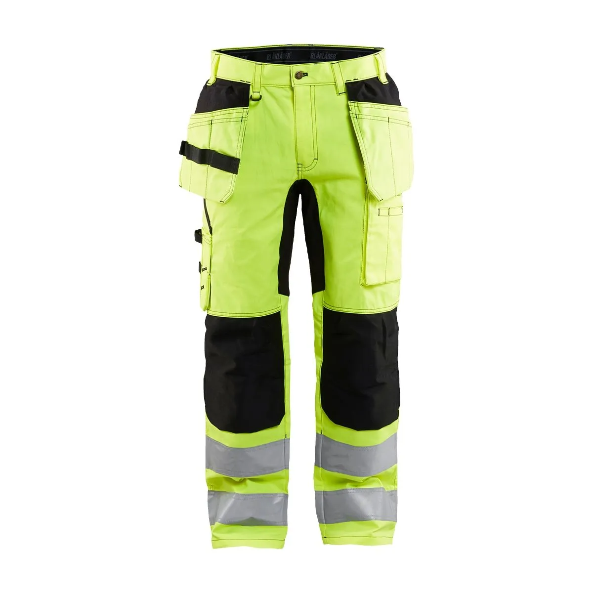 High&#x20;Vis&#x20;Trousers&#x20;With&#x20;Stretch&#x20;1552&#x20;High&#x20;Vis&#x20;Geel&#x2F;Marine&#x20;-&#x20;Bl&#xE5;kl&#xE4;der