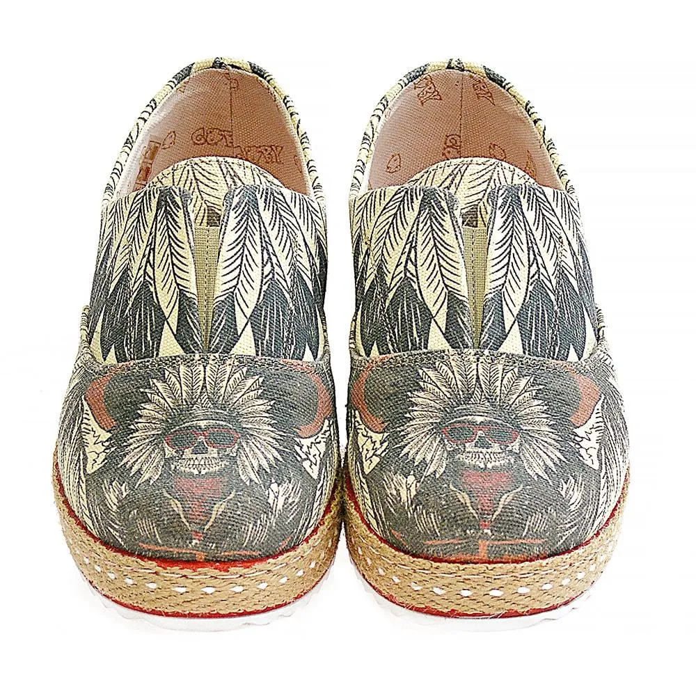 Indian Skull Sneaker Shoes YAR103