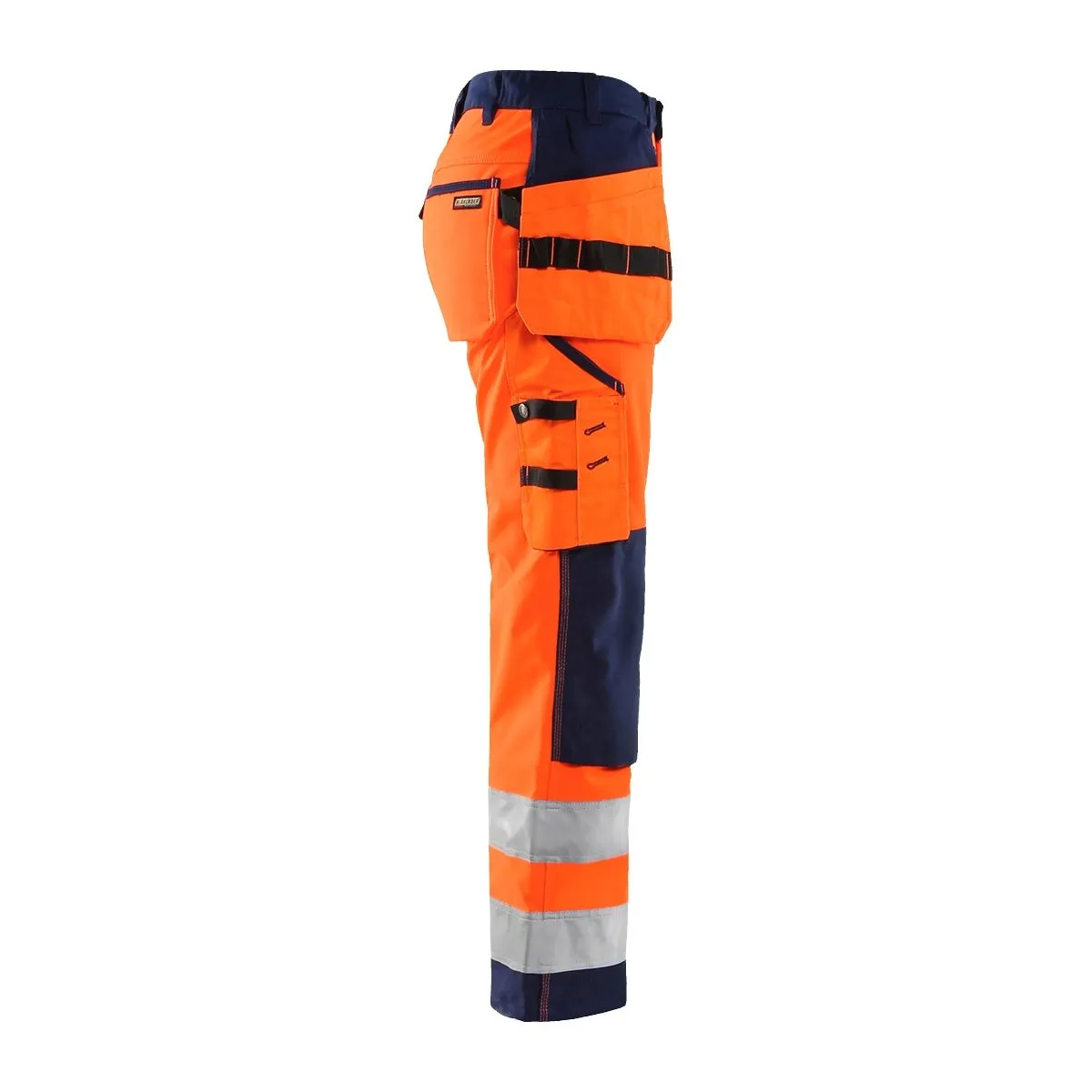 Ladies&#x20;High&#x20;Vis&#x20;Softshell&#x20;Trouser&#x20;7167&#x20;High&#x20;Vis&#x20;Geel&#x2F;Marineblauw&#x20;&#x20;-&#x20;Bl&#xE5;kl&#xE4;der