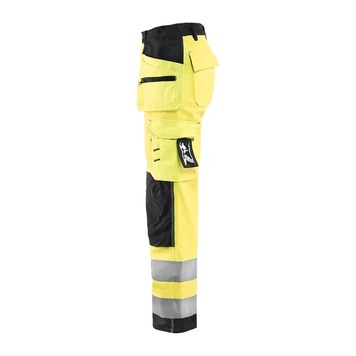 Ladies&#x20;High&#x20;Vis&#x20;Softshell&#x20;Trouser&#x20;7167&#x20;High&#x20;Vis&#x20;Geel&#x2F;Marineblauw&#x20;&#x20;-&#x20;Bl&#xE5;kl&#xE4;der