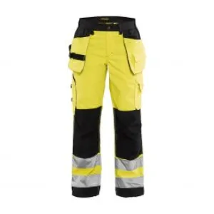 Ladies&#x20;High&#x20;Vis&#x20;Trousers&#x20;7156&#x20;High&#x20;Vis&#x20;Geel&#x2F;Zwart&#x20;-&#x20;Bl&#xE5;kl&#xE4;der