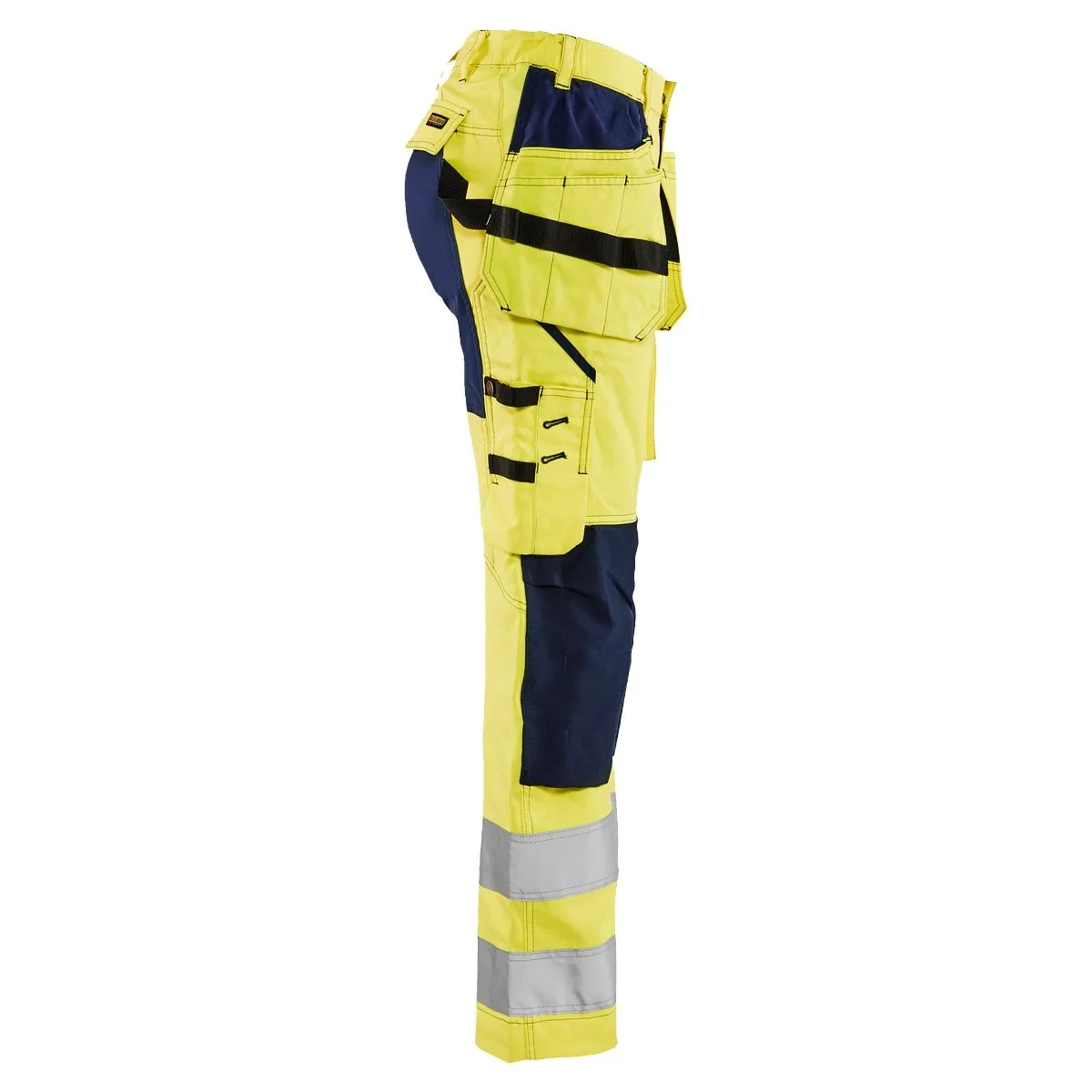 Ladies&#x20;High&#x20;Vis&#x20;Trousers&#x20;With&#x20;Stretch&#x20;7163&#x20;High&#x20;Vis&#x20;Geel&#x2F;Zwart&#x20;-&#x20;Bl&#xE5;kl&#xE4;der