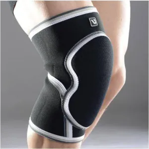 Liveup Sports Black Padded Knee Support - S/M